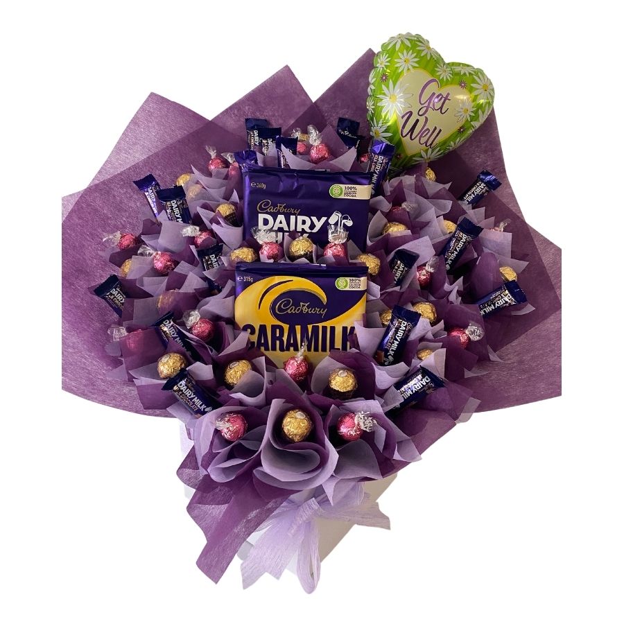 Cadbury, Ferrero Rocher &amp; Lindt Chocolate Bouquet Large