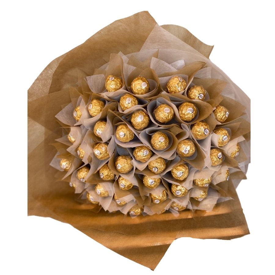 Golden Ferrero Rocher Bunch